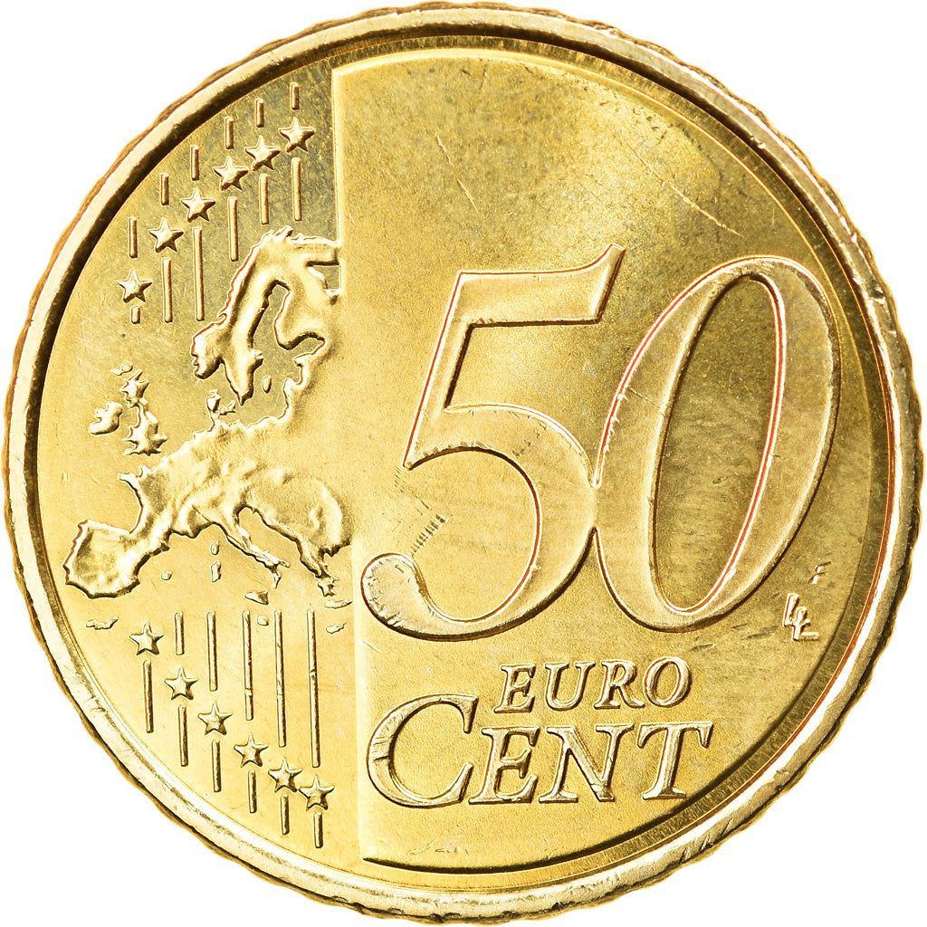 Spain, 50 Euro Cent, 2020, MS(63), Brass, KM:New