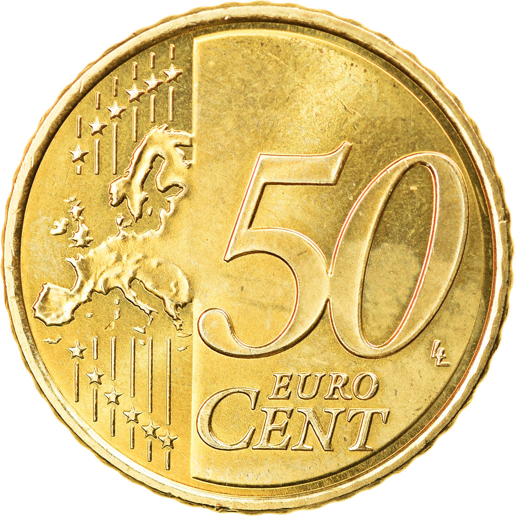 España, 50 Euro Cent, 2020, SC, Latón, KM:New