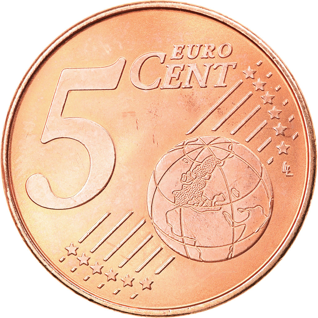 Spanien, 5 Euro Cent, 2020, UNZ, Copper Plated Steel, KM:New