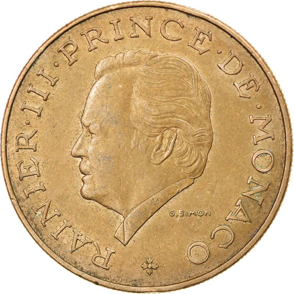 Coin, Monaco, Rainier III, 10 Francs, 1978, EF(40-45), Copper-Nickel-Aluminum