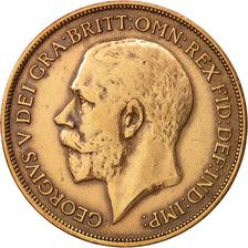 Great Britain, George V, Penny, 1915, EF(40-45), Bronze, KM:810