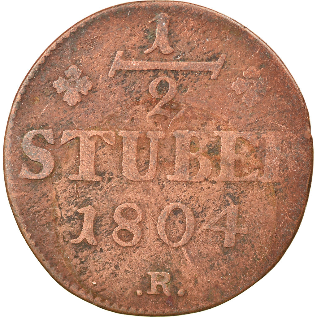 Coin, German States, BERG, Maximilian IV Joseph, 1/2 Stüber, 1804, D