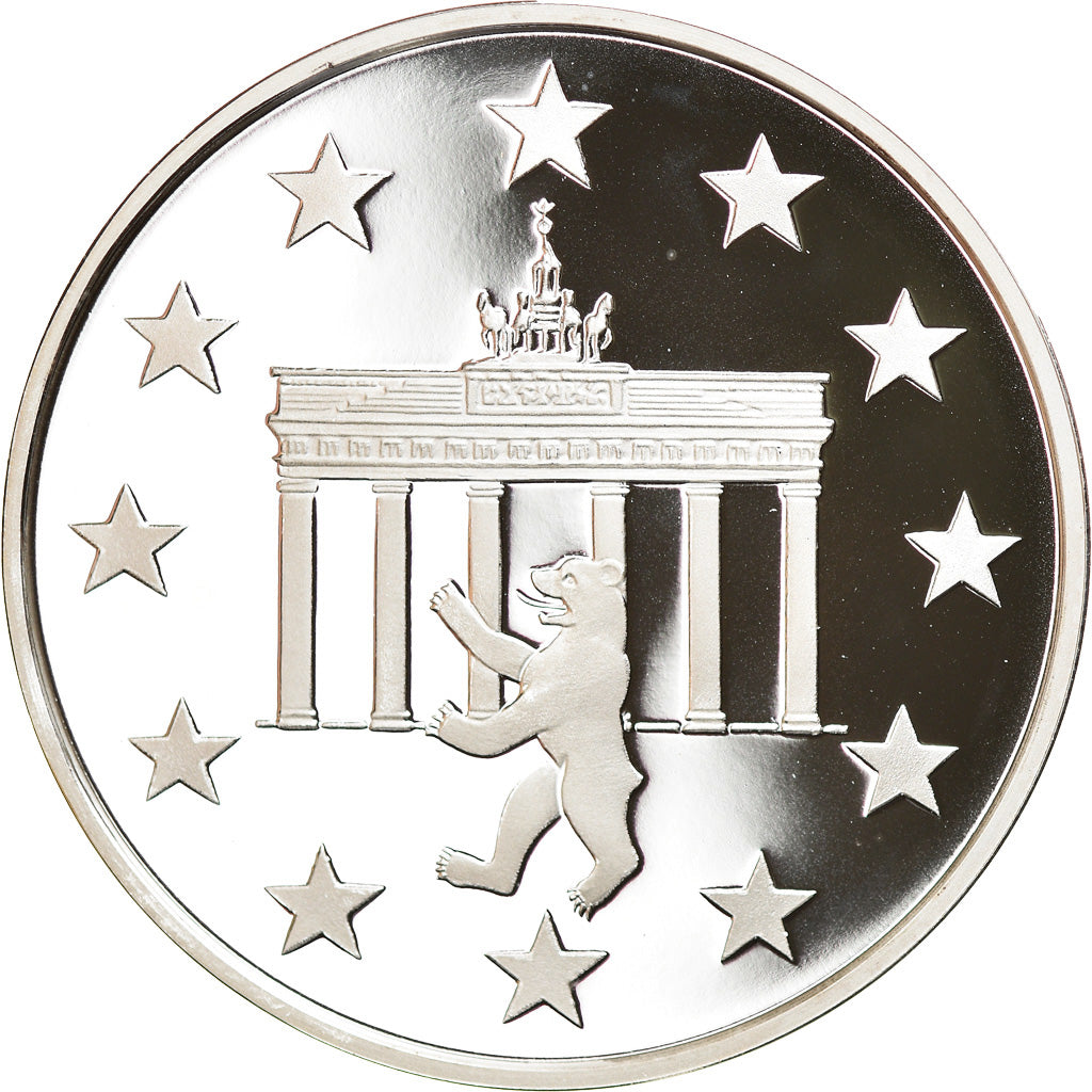 GERMANY - FEDERAL REPUBLIC, 2-1/2 Euro, Berlin, 1997, BE, MS(65-70), Silver
