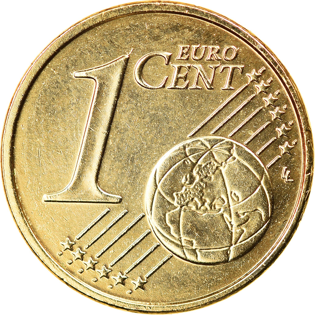 IRELAND REPUBLIC, Euro Cent, 2002, SPL, Laiton doré, KM:New