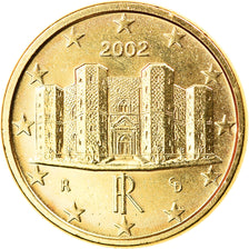 Italy, Euro Cent, 2002, EF(40-45), Golden brass, KM:New