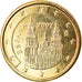 Hiszpania, Euro Cent, 2002, MS(63), Golden brass, KM:New
