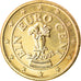 Austria, Euro Cent, 2002, SPL, Golden brass, KM:New