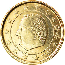 Belgien, Euro Cent, 1999, UNZ, Golden brass, KM:New