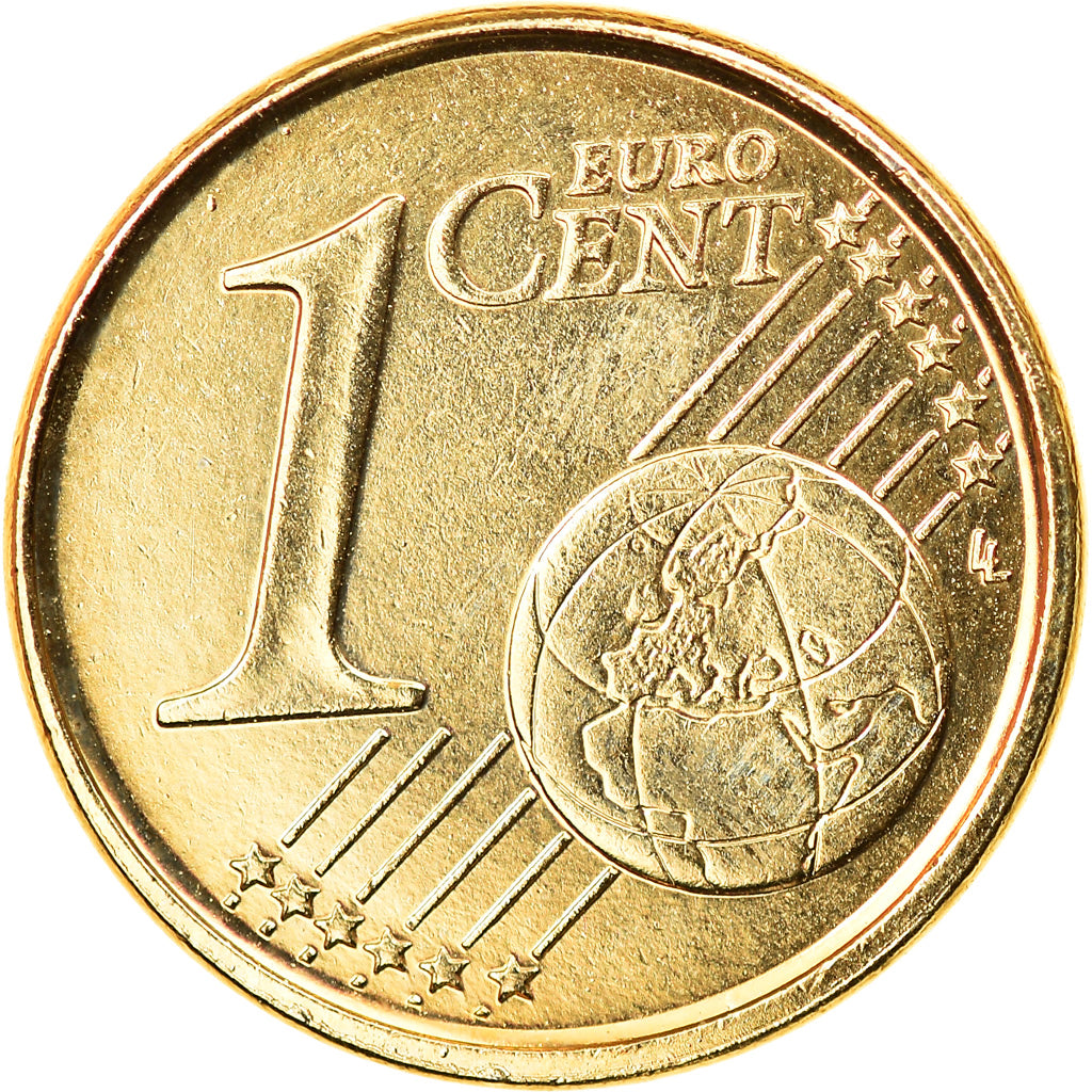 Belgien, Euro Cent, 1999, UNZ, Golden brass, KM:New