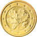 GERMANY - FEDERAL REPUBLIC, Euro Cent, 2002, Berlin, MS(63), Golden brass