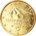 Slovaquie, Euro Cent, 2009, SPL, Laiton doré, KM:New
