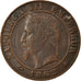 Munten, Frankrijk, Napoleon III, Napoléon III, Centime, 1862, Strasbourg, ZF+