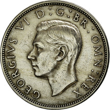Monnaie, Grande-Bretagne, George VI, 1/2 Crown, 1947, TTB+, Copper-nickel