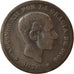 Coin, Spain, Alfonso XII, 5 Centimos, 1878, Madrid, VF(20-25), Bronze, KM:674