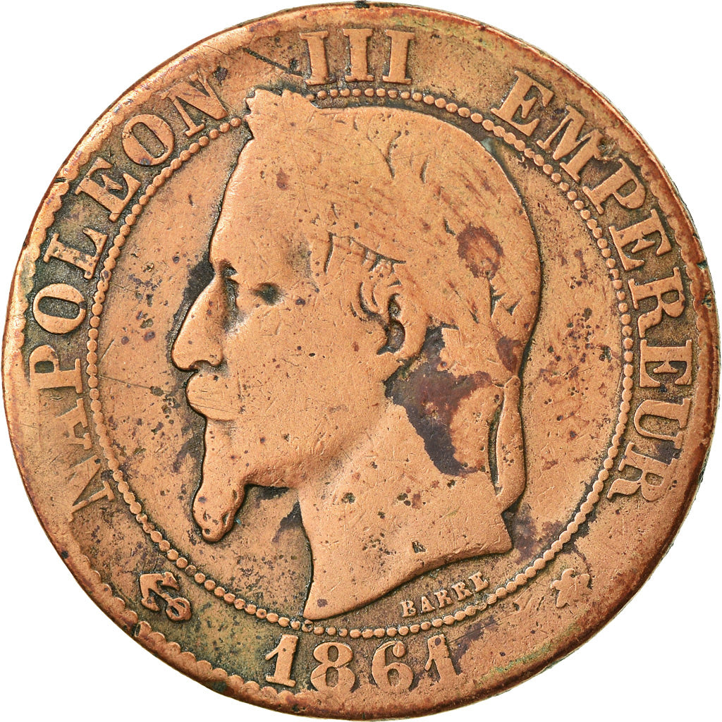Munten, Frankrijk, Napoleon III, Napoléon III, 5 Centimes, 1864, Paris, FR