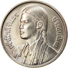 Coin, Thailand, Rama IX, Baht, 1977, AU(55-58), Copper-nickel, KM:114