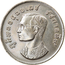 Coin, Thailand, Rama IX, Baht, 1974, AU(55-58), Copper-nickel, KM:100