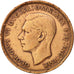 Great Britain, George VI, Penny, 1945, EF(40-45), Bronze, KM:845