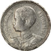 Coin, Thailand, Rama IX, 10 Satang, 1946, AU(50-53), Tin, KM:65