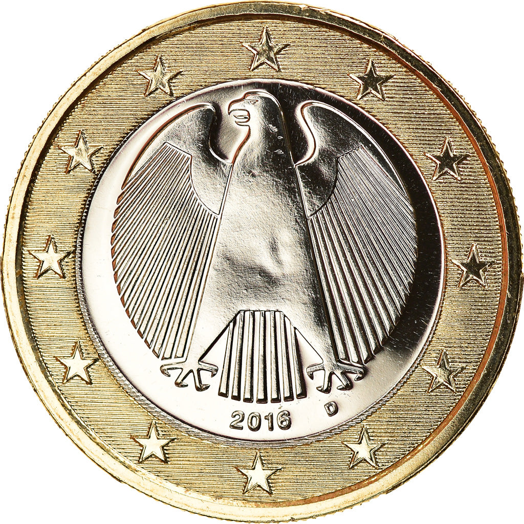 GERMANY - FEDERAL REPUBLIC, Euro, 2016, Munich, MS(65-70), Bi-Metallic, KM:New