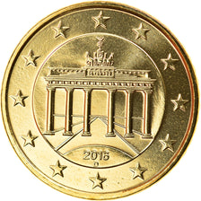 GERMANY - FEDERAL REPUBLIC, 50 Euro Cent, 2016, Munich, MS(65-70), Brass, KM:New