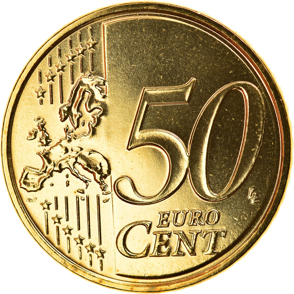 GERMANY - FEDERAL REPUBLIC, 50 Euro Cent, 2016, Munich, MS(65-70), Brass, KM:New