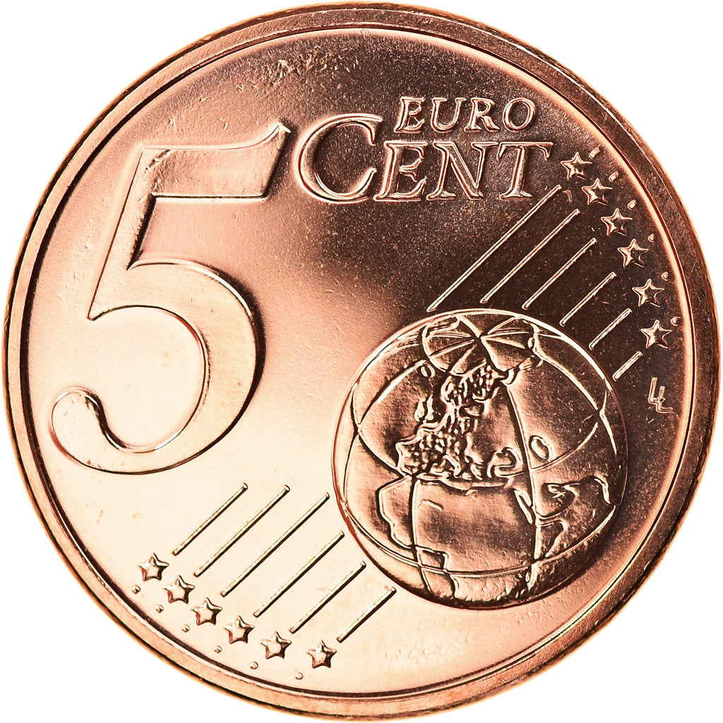 GERMANY - FEDERAL REPUBLIC, 5 Euro Cent, 2016, Munich, MS(65-70), Copper Plated