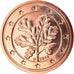 GERMANY - FEDERAL REPUBLIC, 2 Euro Cent, 2016, Munich, MS(65-70), Copper Plated