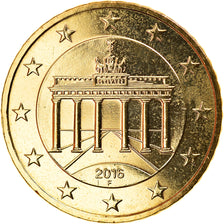 GERMANY - FEDERAL REPUBLIC, 50 Euro Cent, 2016, Stuttgart, MS(65-70), Brass