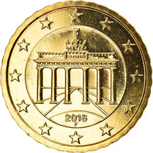 GERMANIA - REPUBBLICA FEDERALE, 10 Euro Cent, 2016, Stuttgart, FDC, Ottone