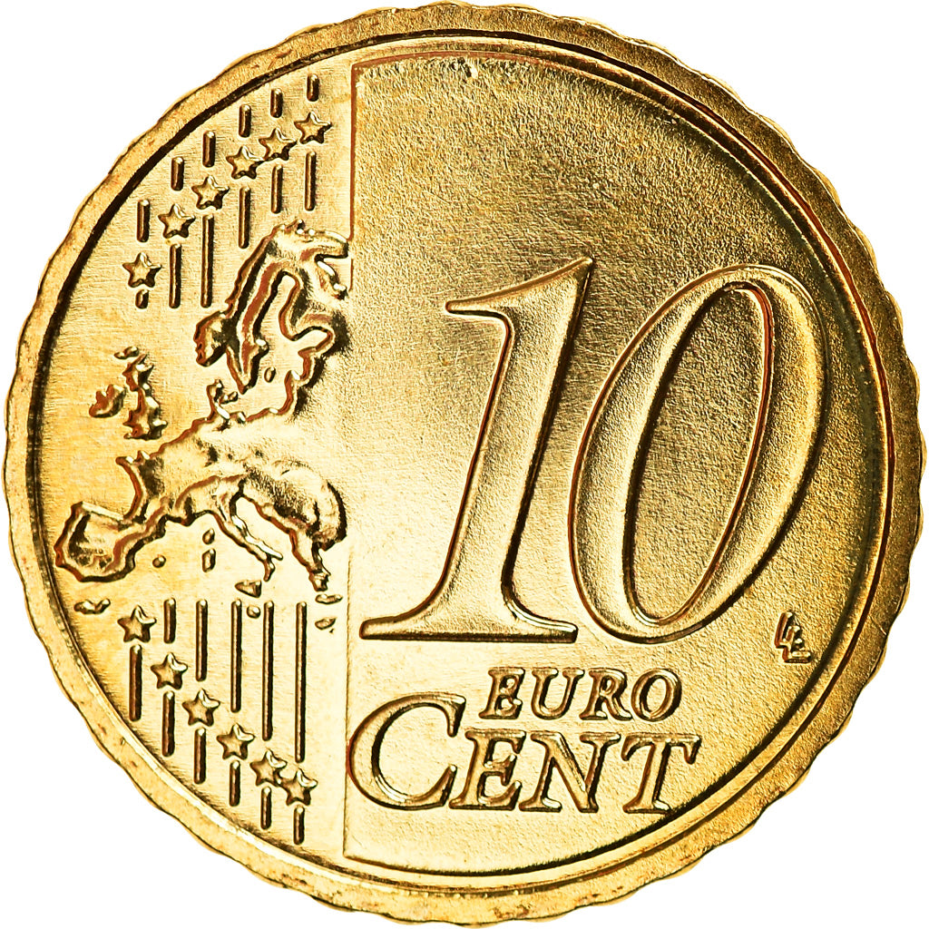 GERMANIA - REPUBBLICA FEDERALE, 10 Euro Cent, 2016, Stuttgart, FDC, Ottone