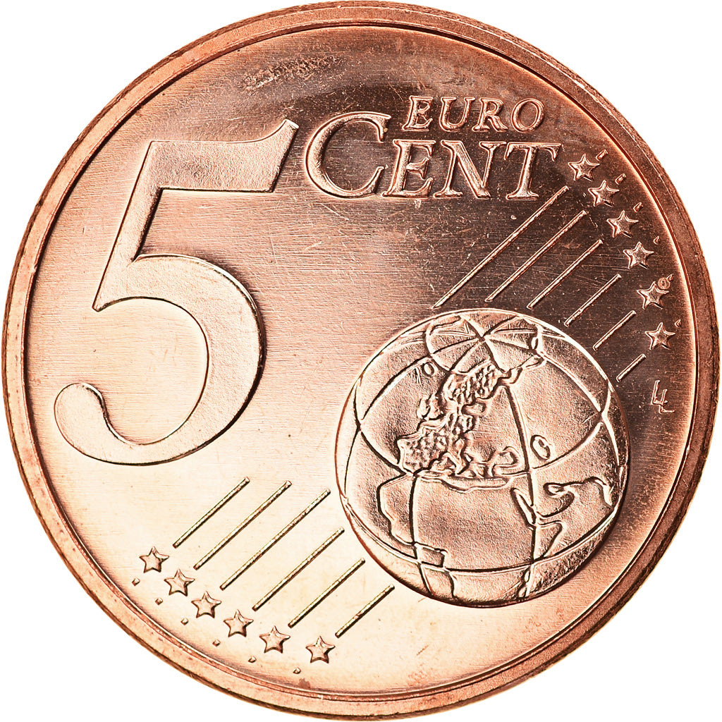 ALEMANHA - REPÚBLICA FEDERAL, 5 Euro Cent, 2016, Stuttgart, MS(65-70), Aço