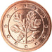 Bundesrepublik Deutschland, 2 Euro Cent, 2016, Stuttgart, STGL, Copper Plated