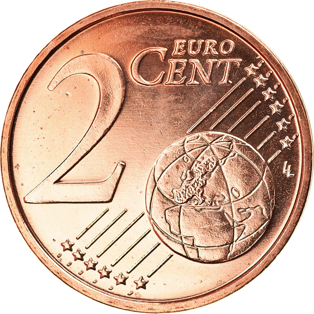 Bundesrepublik Deutschland, 2 Euro Cent, 2016, Stuttgart, STGL, Copper Plated