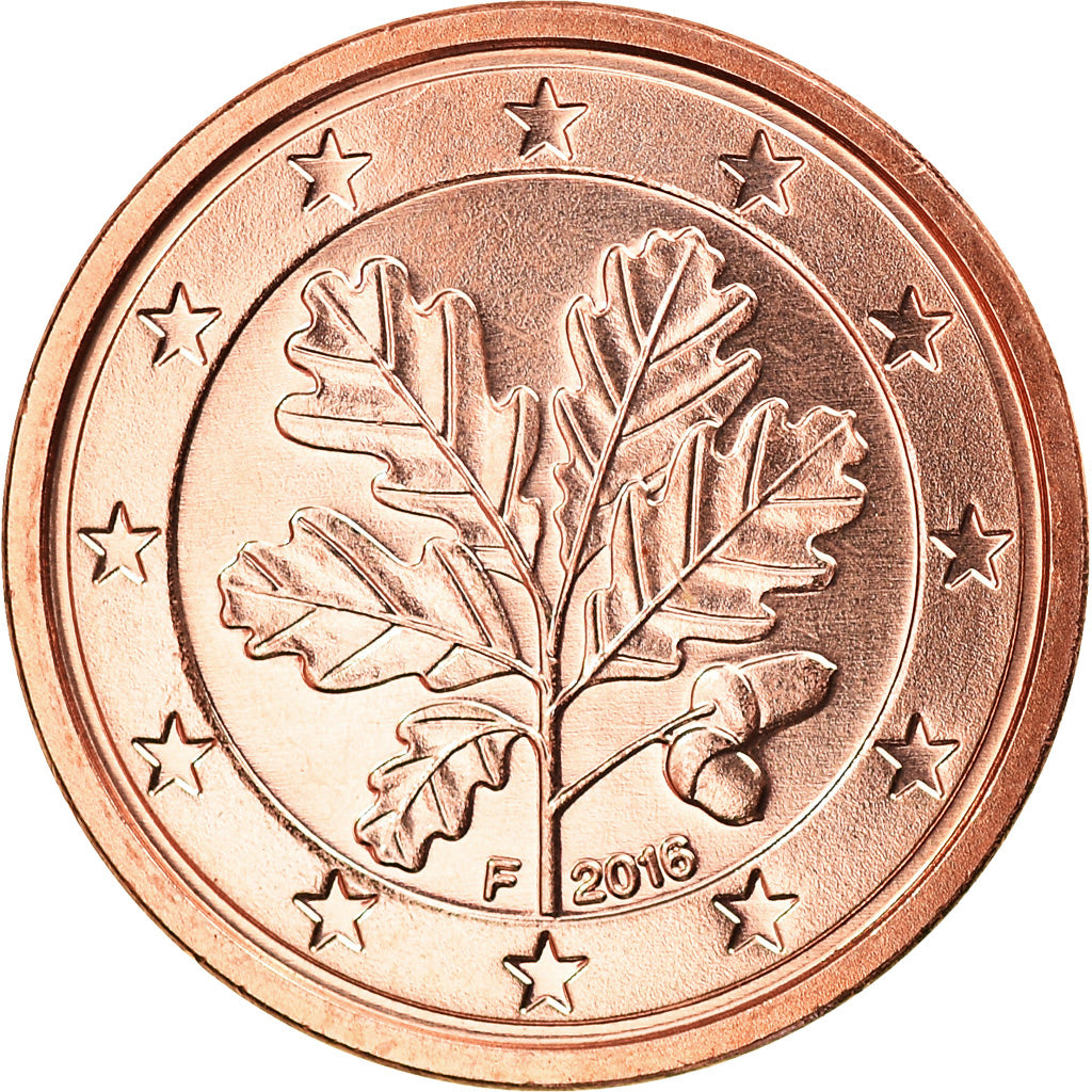 GERMANIA - REPUBBLICA FEDERALE, Euro Cent, 2016, Stuttgart, FDC, Acciaio