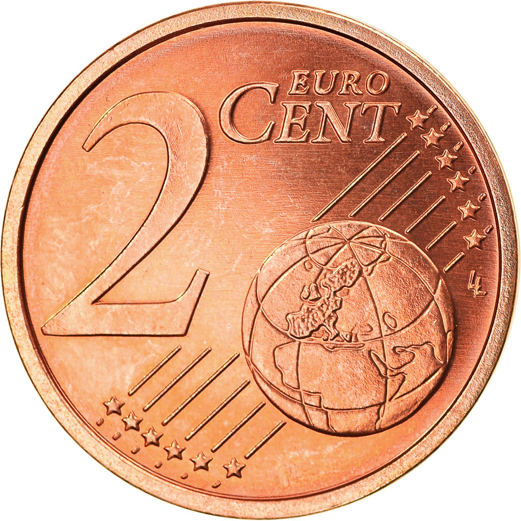 ALEMANHA - REPÚBLICA FEDERAL, 2 Euro Cent, 2010, Stuttgart, MS(63), Aço