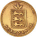 Guernsey, 4 Doubles, 1864, SS, Bronze, KM:6