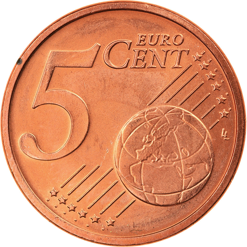 GERMANIA - REPUBBLICA FEDERALE, 5 Euro Cent, 2008, Karlsruhe, SPL, Acciaio