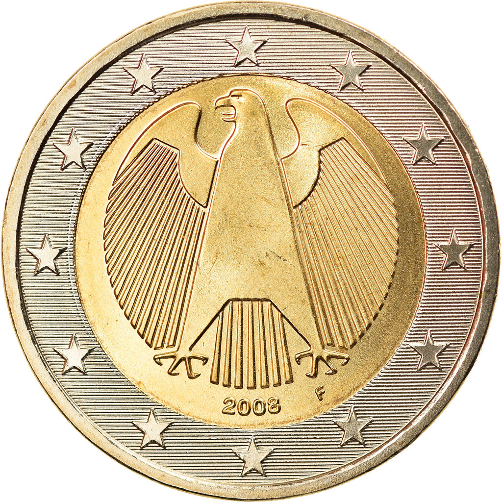 GERMANIA - REPUBBLICA FEDERALE, 2 Euro, 2008, Stuttgart, FDC, Bi-metallico