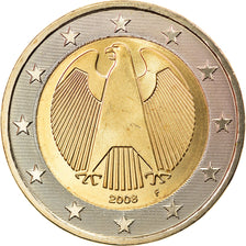 GERMANIA - REPUBBLICA FEDERALE, 2 Euro, 2008, Stuttgart, FDC, Bi-metallico