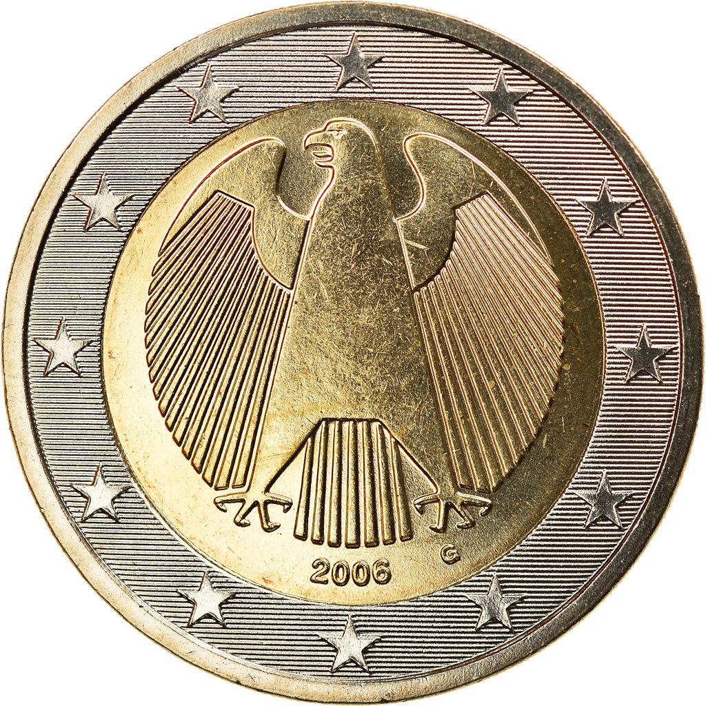 Bundesrepublik Deutschland, 2 Euro, 2006, Karlsruhe, UNZ, Bi-Metallic, KM:214