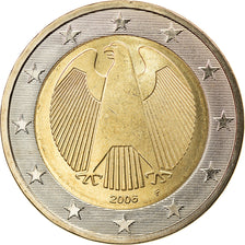 GERMANY - FEDERAL REPUBLIC, 2 Euro, 2006, Stuttgart, MS(63), Bi-Metallic, KM:214