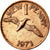 Moneda, Guernsey, Elizabeth II, New Penny, 1971, MBC+, Bronce, KM:21