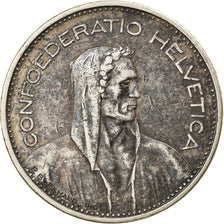 Coin, Switzerland, 5 Francs, 1935, Bern, EF(40-45), Silver, KM:40