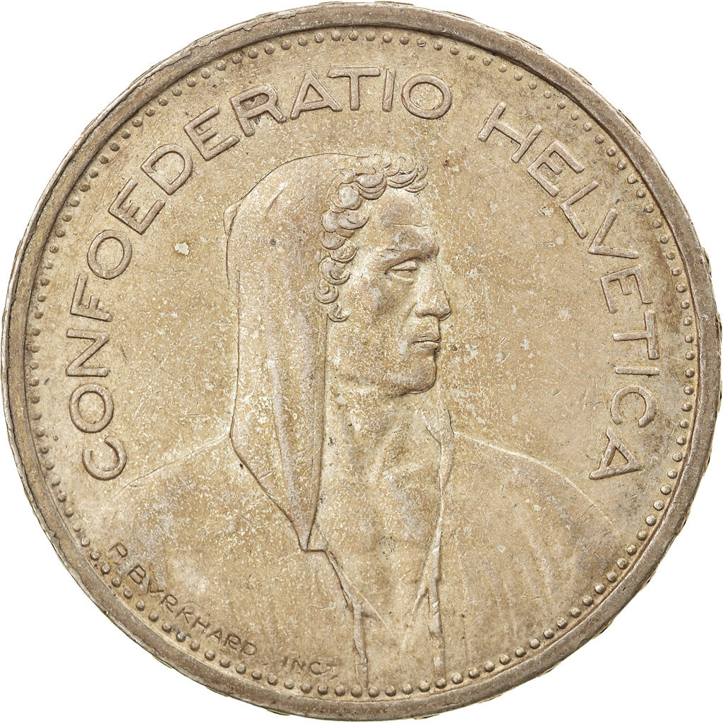Moneta, Svizzera, 5 Francs, 1954, Bern, BB, Argento, KM:40