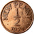 Coin, Guernsey, Elizabeth II, 1/2 New Penny, 1971, AU(50-53), Bronze, KM:20