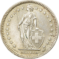 Coin, Switzerland, 2 Francs, 1957, Bern, EF(40-45), Silver, KM:21