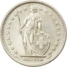 Coin, Switzerland, 2 Francs, 1965, Bern, EF(40-45), Silver, KM:21