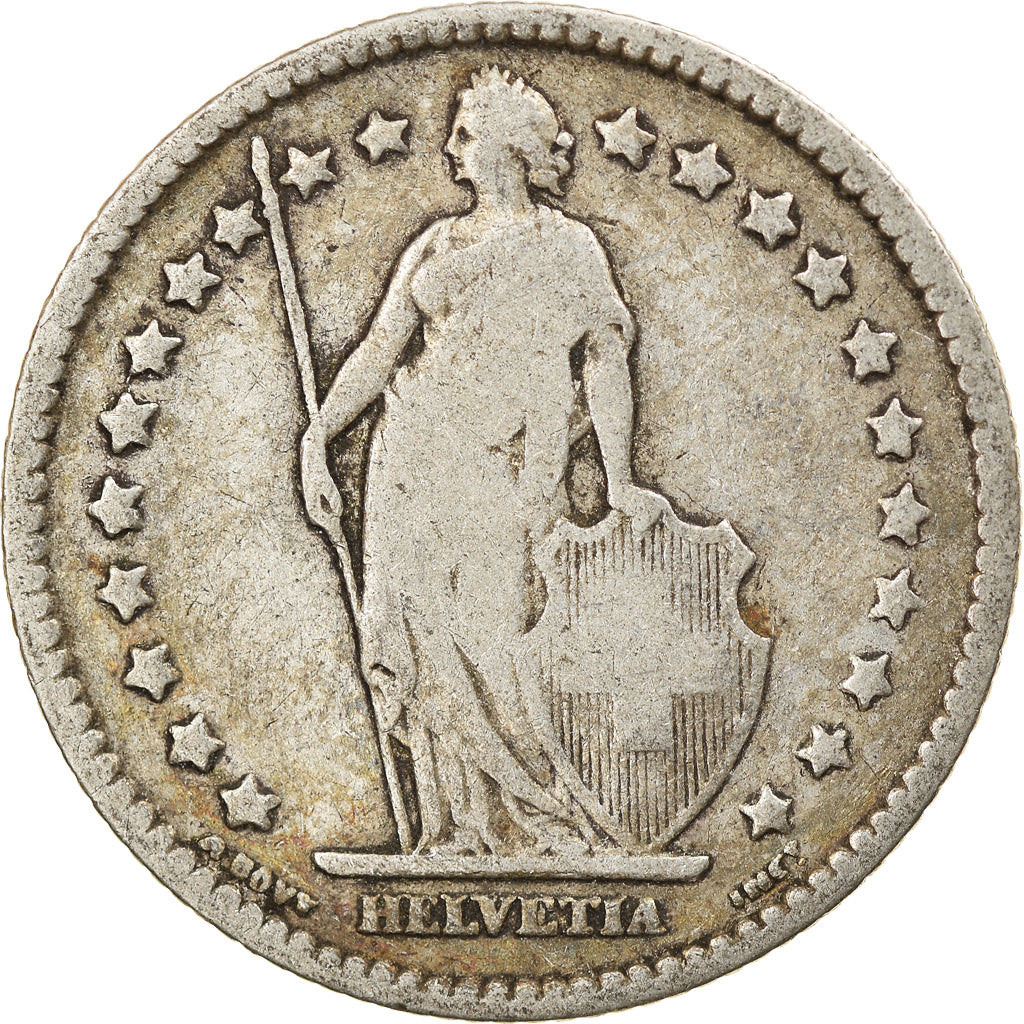 Coin, Switzerland, Franc, 1899, Bern, VF(20-25), Silver, KM:24