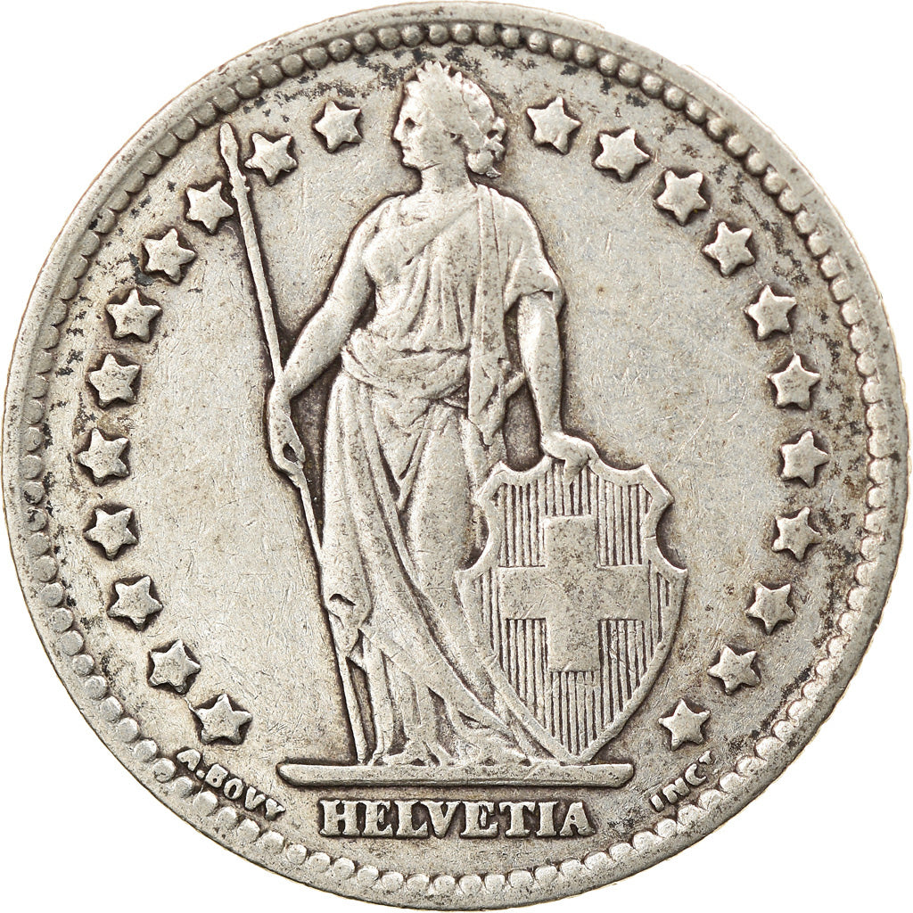 Coin, Switzerland, Franc, 1931, EF(40-45), Silver, KM:24